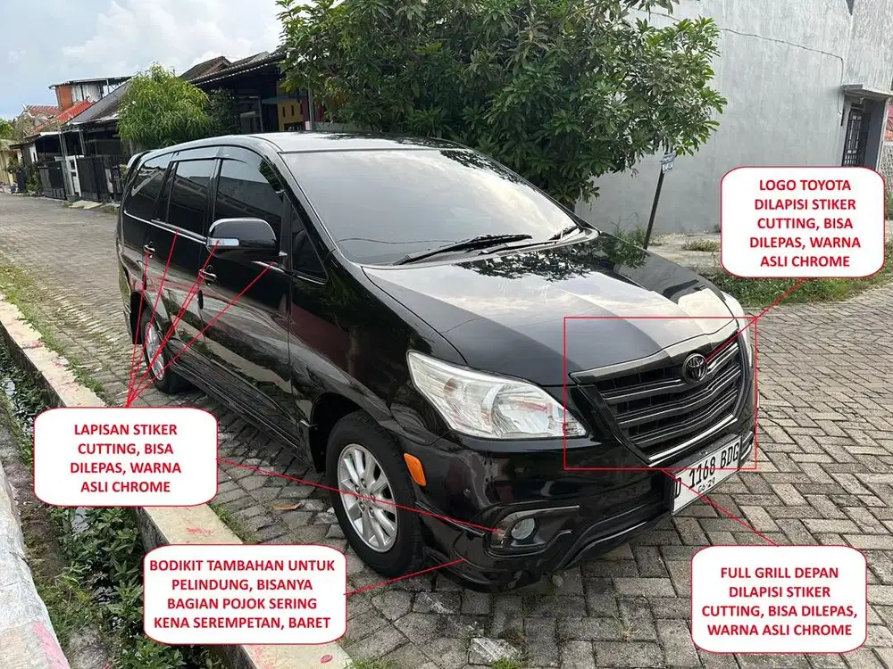 Toyota Kijang Innova 2.0 V A/T Pemakaian Pribadi Mulus Ex Tangan 1