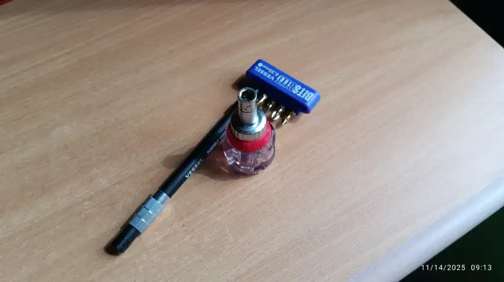 Vessel Obeng Stubby Ratchet TD-6700FX-4