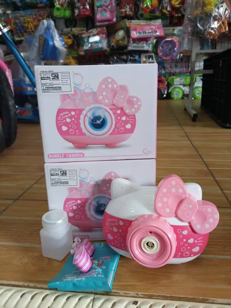mainan anak bubble camera