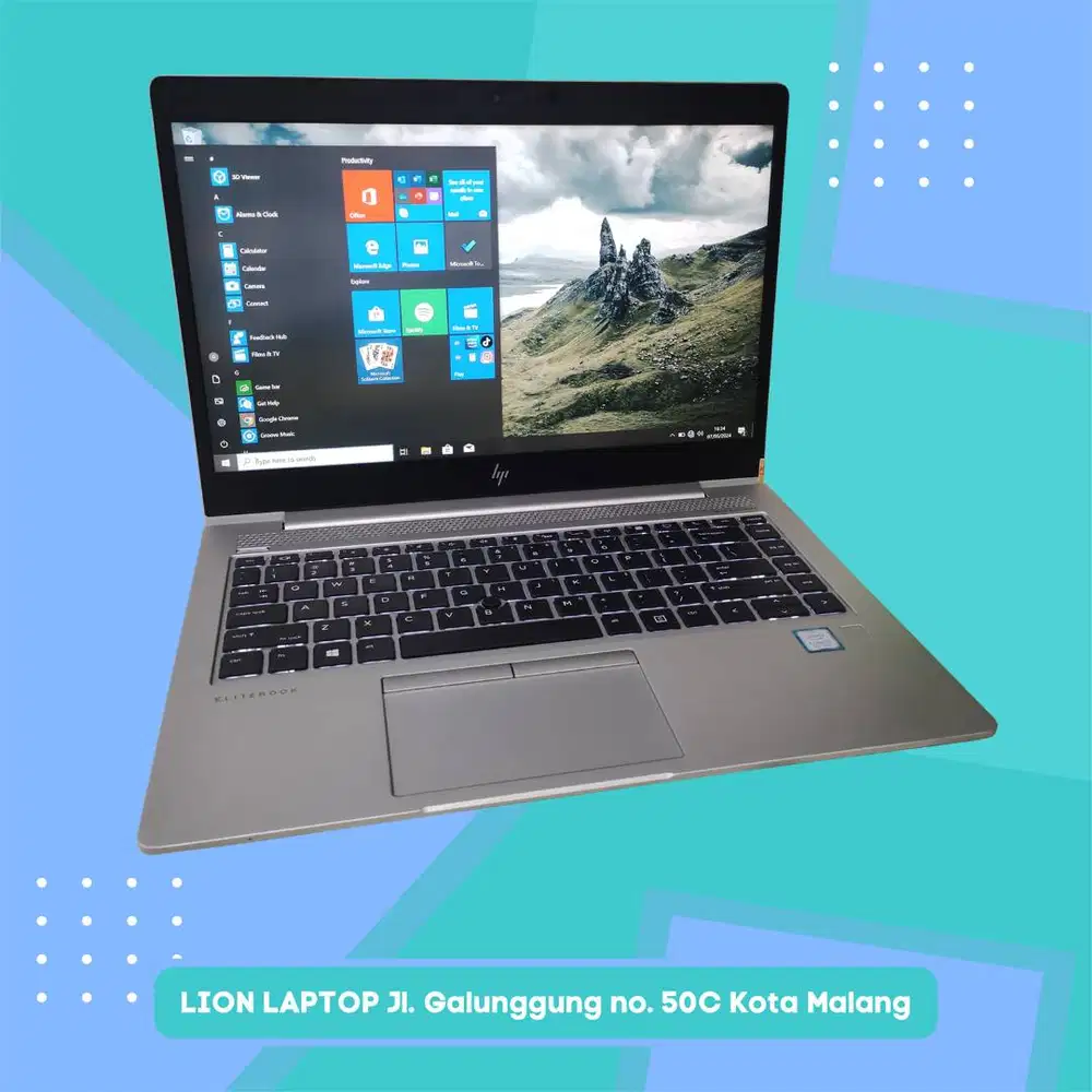 Core i5 Gen 8 RAM 8GB SSD 256GB HP Elitebook 840 G5 [14|11]