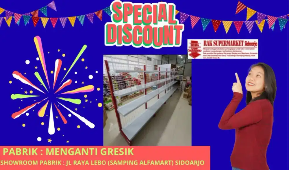 Rak minimarket gondrola