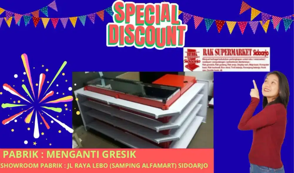 Meja kasir supermarket