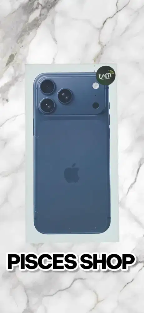 iPHONE 17 PRO MAX 256 GB NEW Segel Garansi Resmi Ibox 1 Tahun