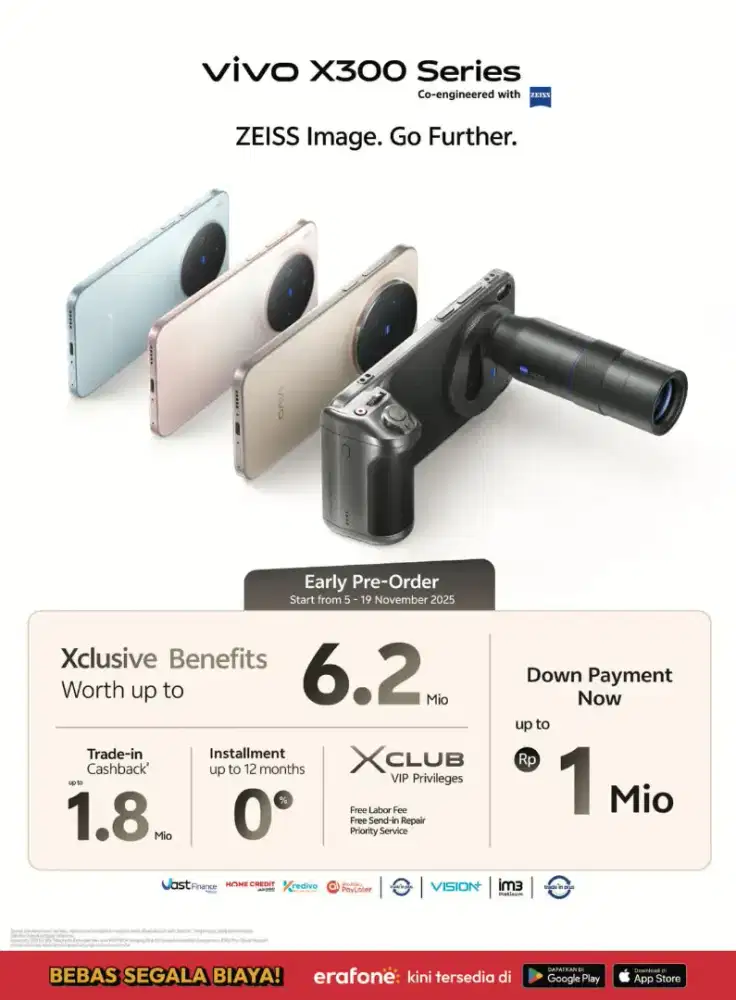 VIVO TERBARU X300 DAN X300PRO