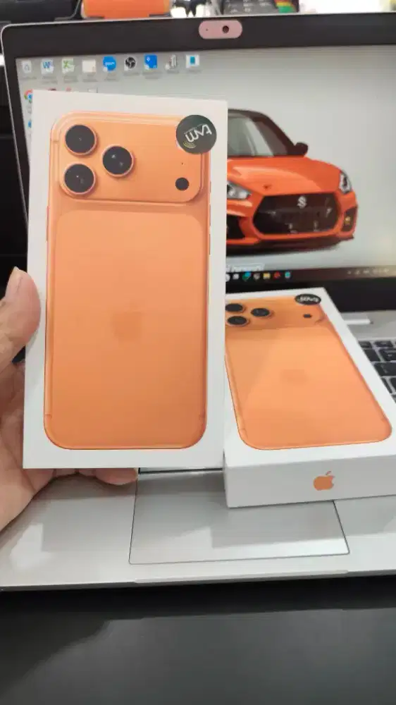 IP 17 PM 256 GB,ORANGE READY TANPA INDEN