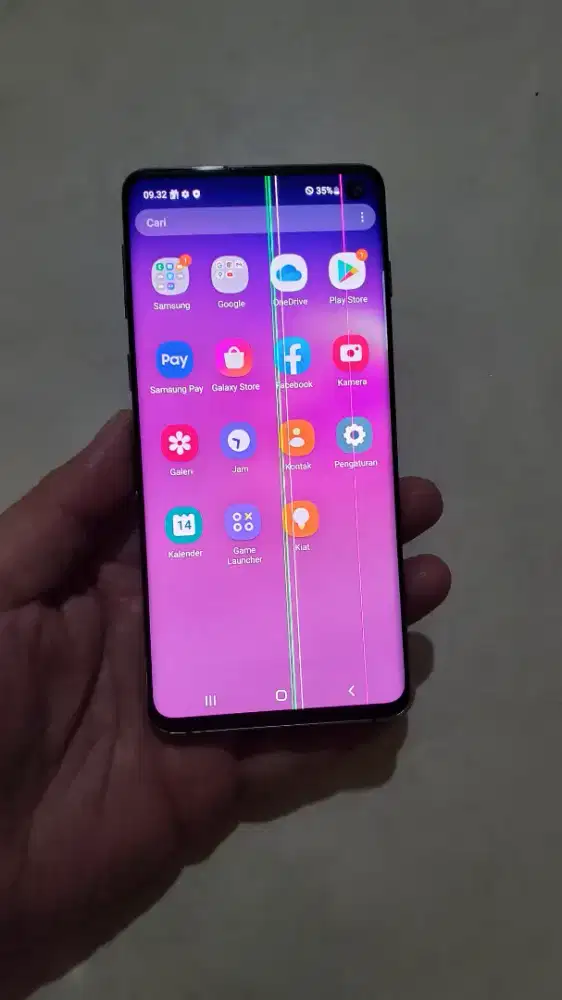 Samsung Galaxy S10 internal 128 ram 8 ex SEIN