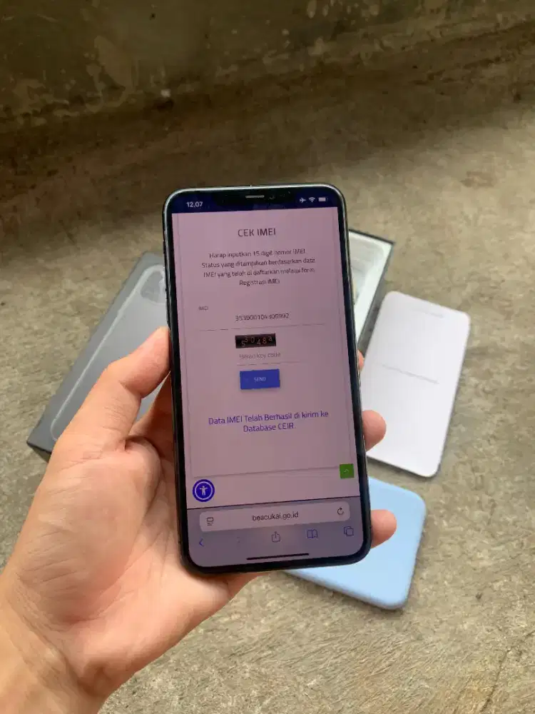 iPhone 11 pro max 256 beacukai fullset