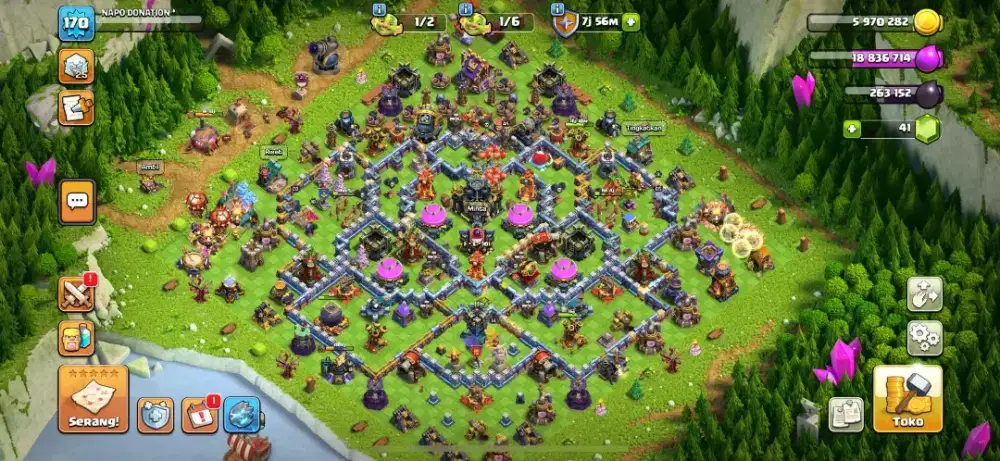 Jual Akun COC Th 17