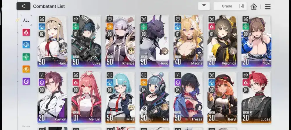 Jual Akun Chaos Zero Nightmare