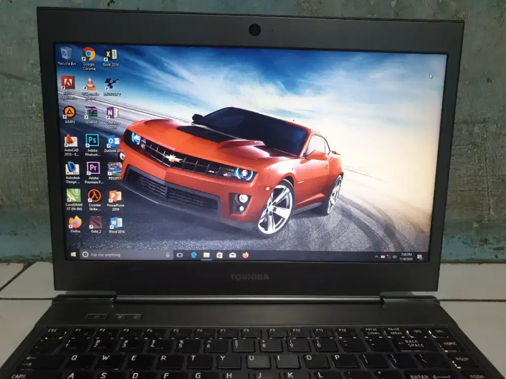 Toshiba Ultrabook Corei7 Ram8gb Ssd ExtremSlim Ringan Dan Mudah Dibawa