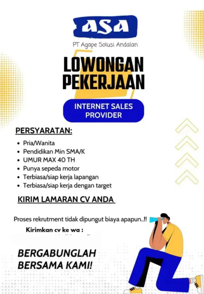 SALES INTERNET PROVIDER  - SURABAYA