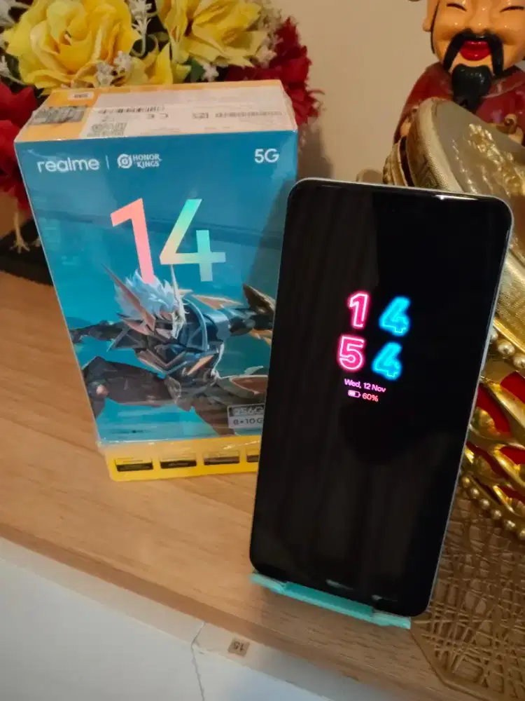 Realme 14 Ram 8/256 DIJAMIN 100% Mulus Bagus Nominus Seperti Baru