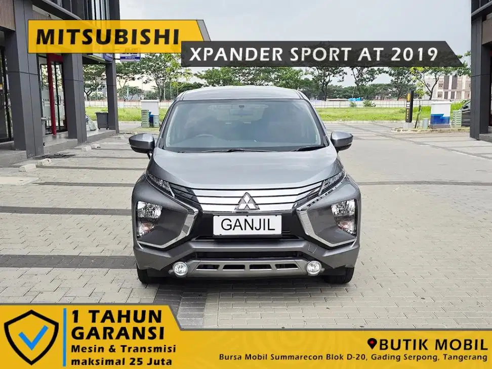 Low Odo 60rb KM. Xpander Sport 1.5 AT 2019 Silver