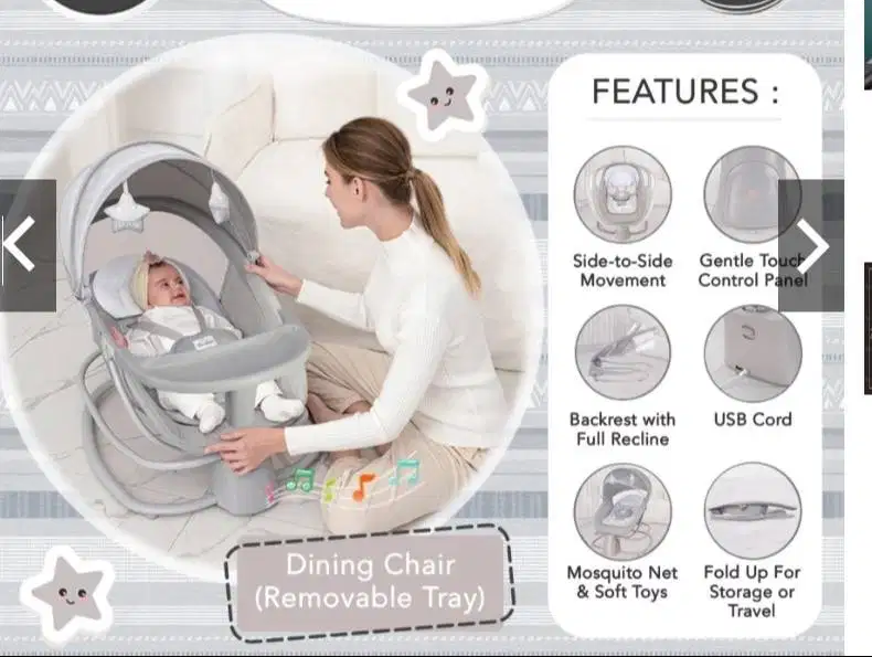 Cocolatte Baby Swing Snuggli 2.0