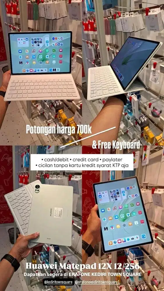 Huawei Matepad 12X free keyboard