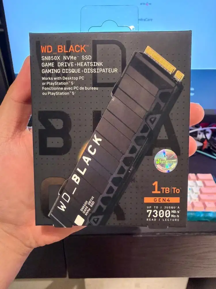 NVME WD Black SN850X 1tb Heatsink BNOB