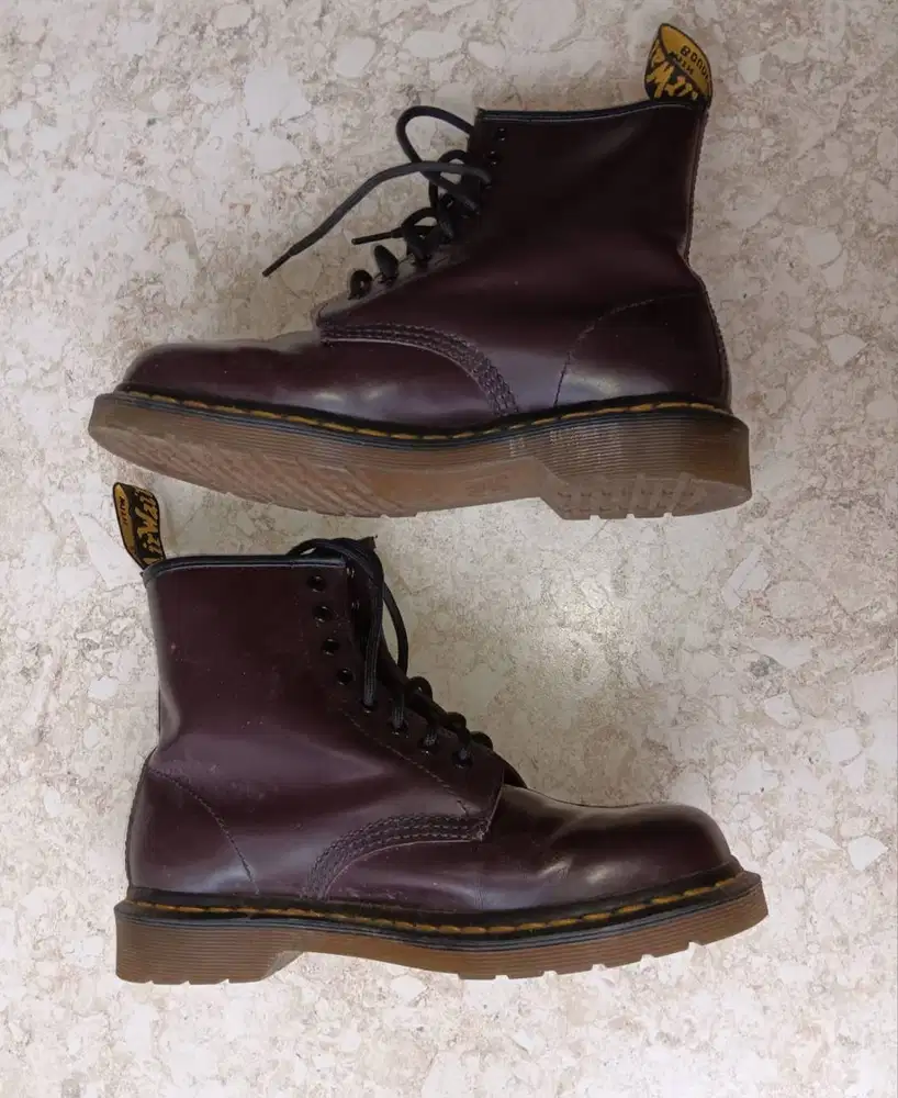 Sepatu Docmart 1460 Burgundy Unisex