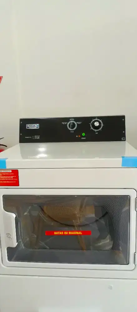 Mesin Pengering (Dryer) Maytag Kaca Kapasitas 15kg