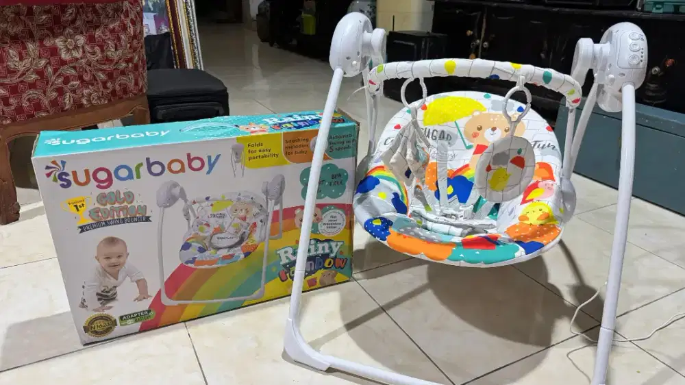 Sugar Baby Gold Edition
Premium Swing Bouncer