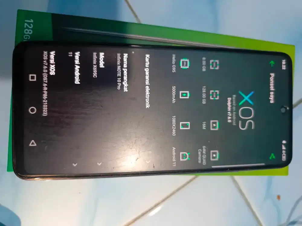 Infinix note 10 pro 8/128