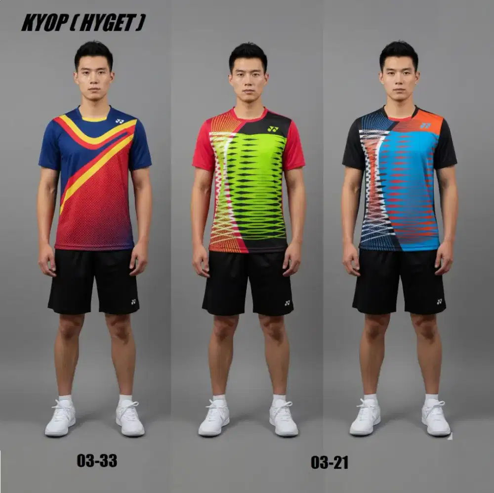 KAOS ATASAN BADMINTON LUSINAN
