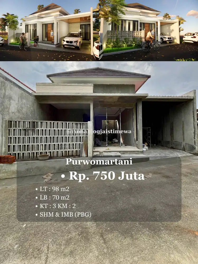 Rumah Baru Proses Bangun di Purwomartani