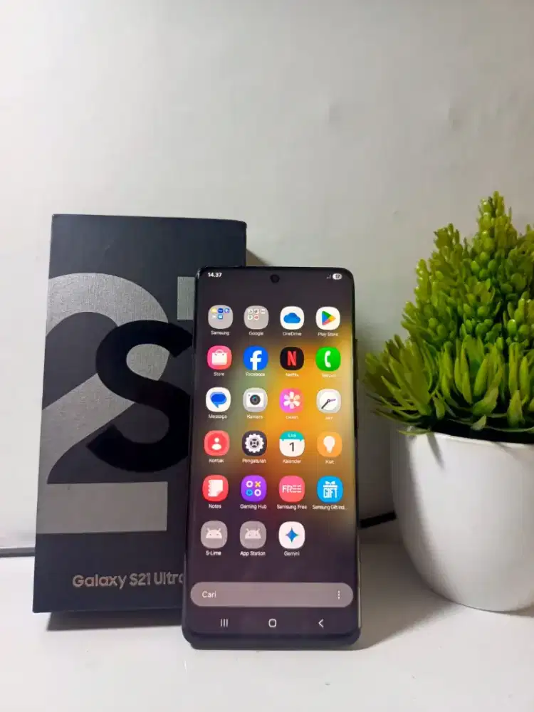 JUAL BU SAMSUNG S21 ULTRA 5G RAM 12/256GB ORIGINAL SEIN MULUS