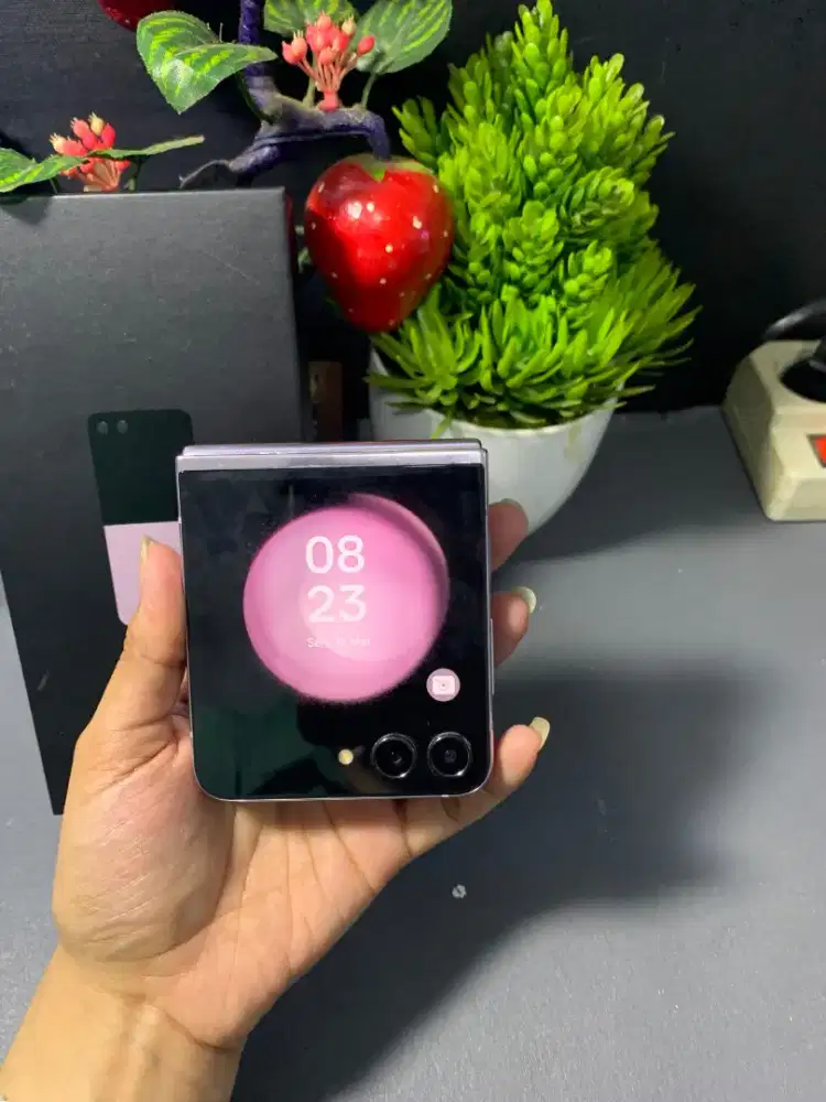 JUAL BU SAMSUNG Z FLIP 5 5G RAM 8/512GB ORIGINAL SEIN MULUS FULLSHET