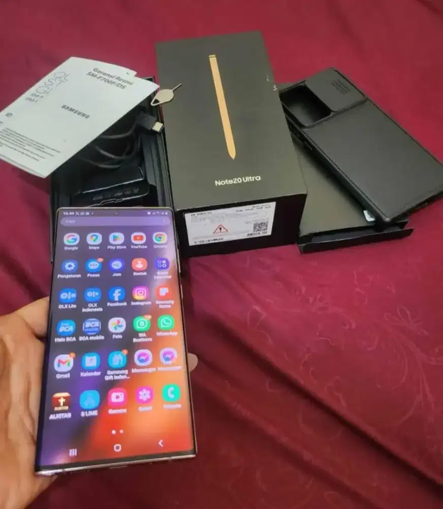 JUAL BU SAMSUNG NOTE 20 ULTRA RAM 8/256GB ORIGINAL SEIN MULUS NOMINUS