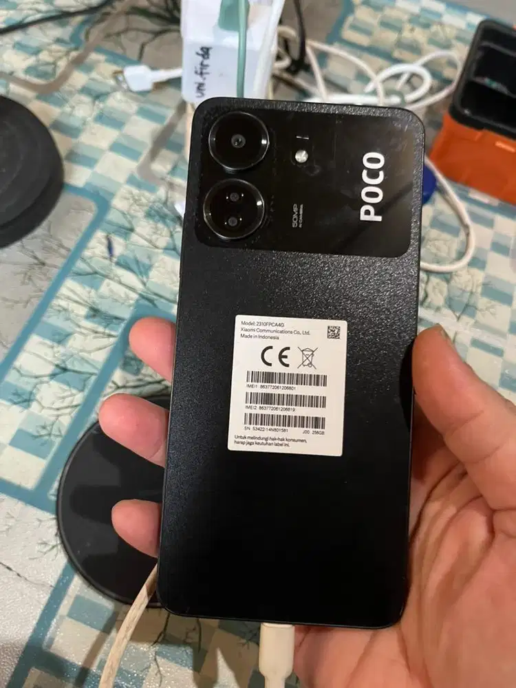 Poco C65 ram 8+4 rom 256 4g dual sim card (batangan)