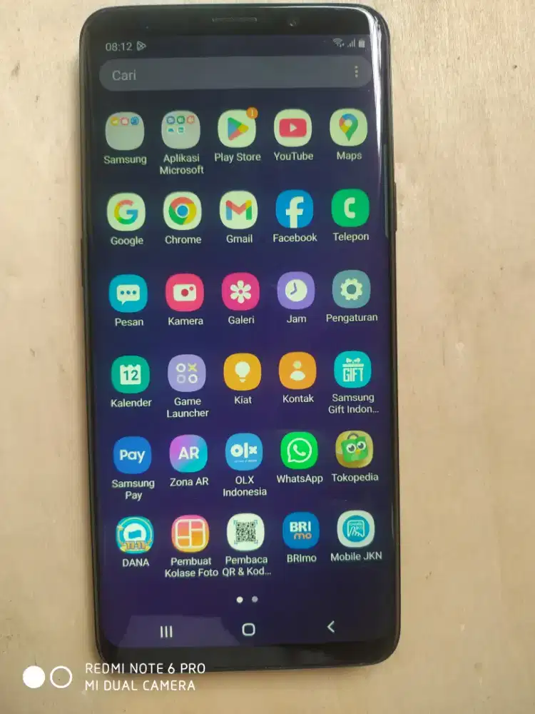 Jual hp samsung S9 plus 6 64