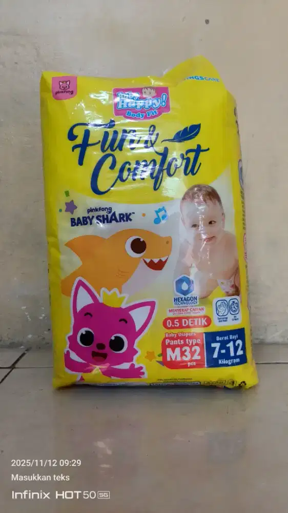 Baby happy ukuran m isi 32