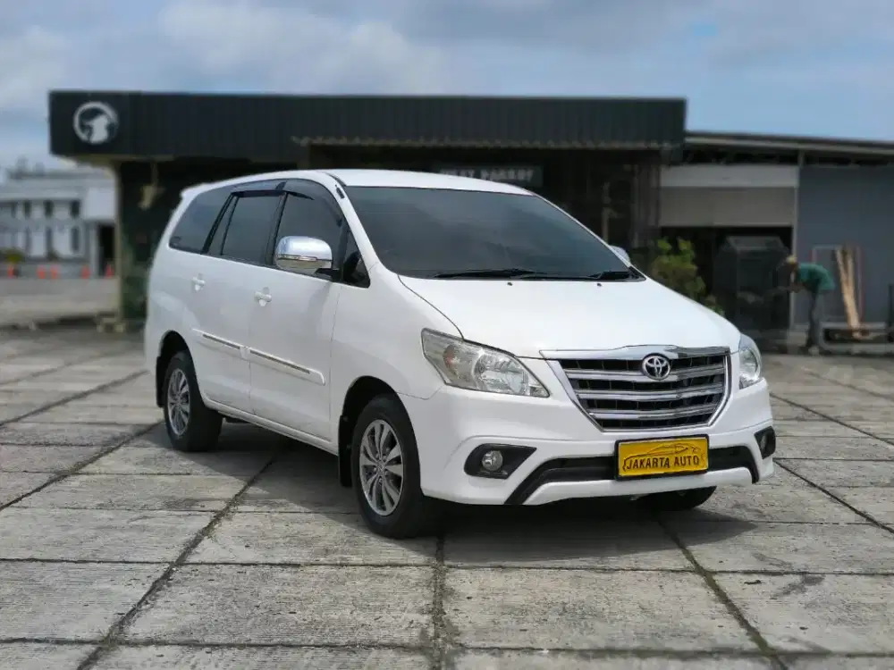 [KM 80RB] INNOVA 2014 G AT DIESEL PUTIH TANGAN PERTAMA BERGARANSI 2015