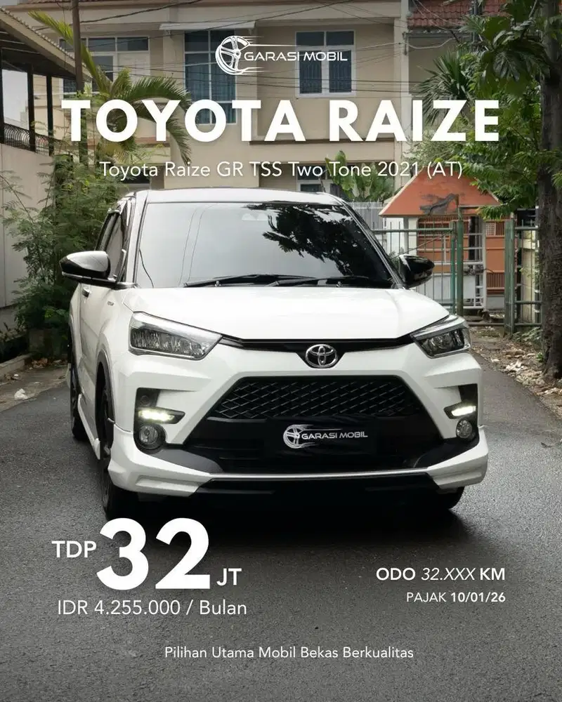 TOYOTA RAIZE GR TSS 2021 TURBO 2022