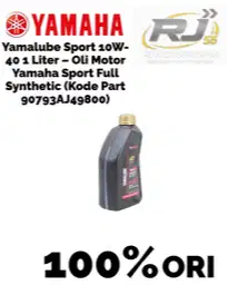 Yamalube Sport 10W-40 1 Liter – Oli Motor Yamaha Sport Full Synthetic