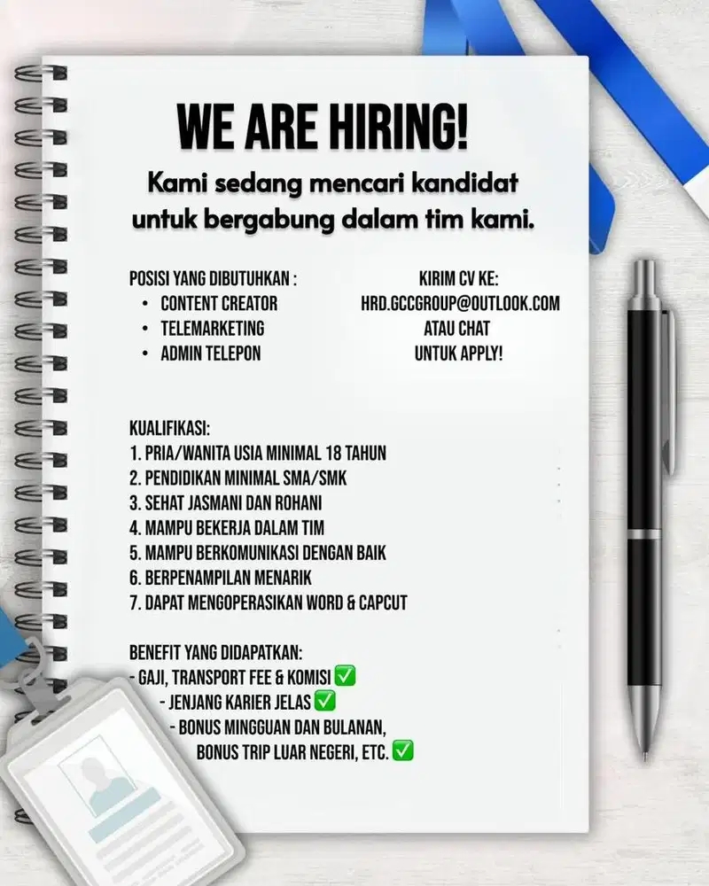 Dibutuhkan Lowongan!