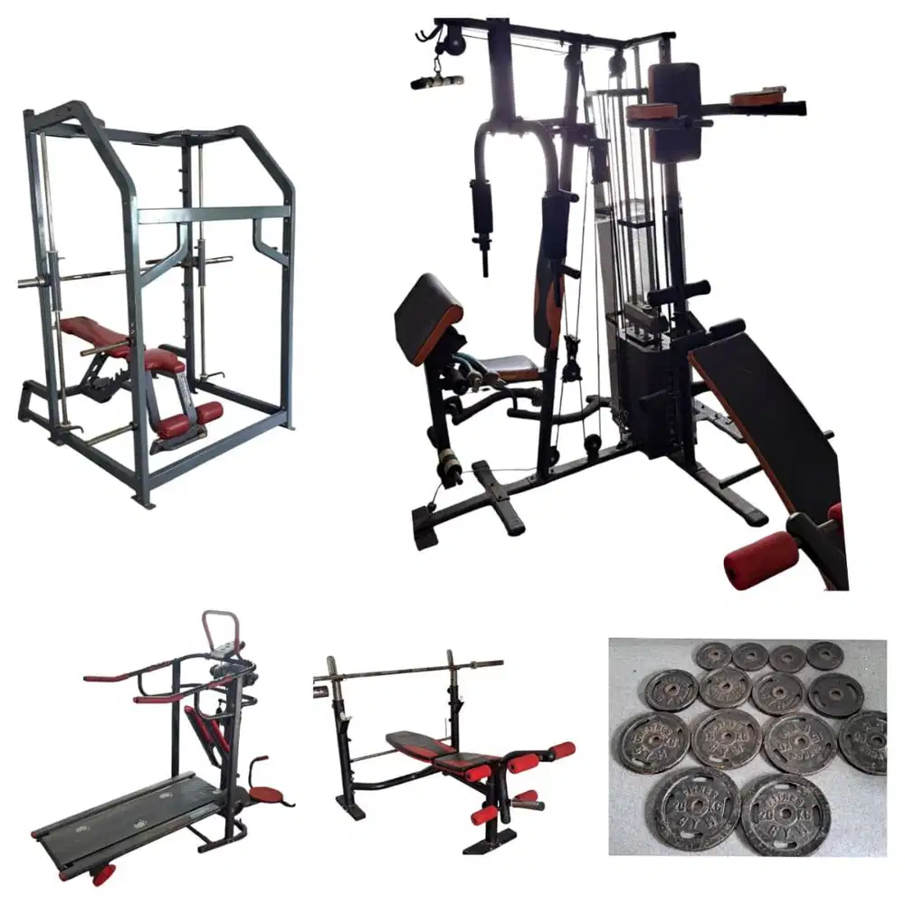 DIJUAL BORONGAN ALAT2 FITNESS/GYMM MURMER