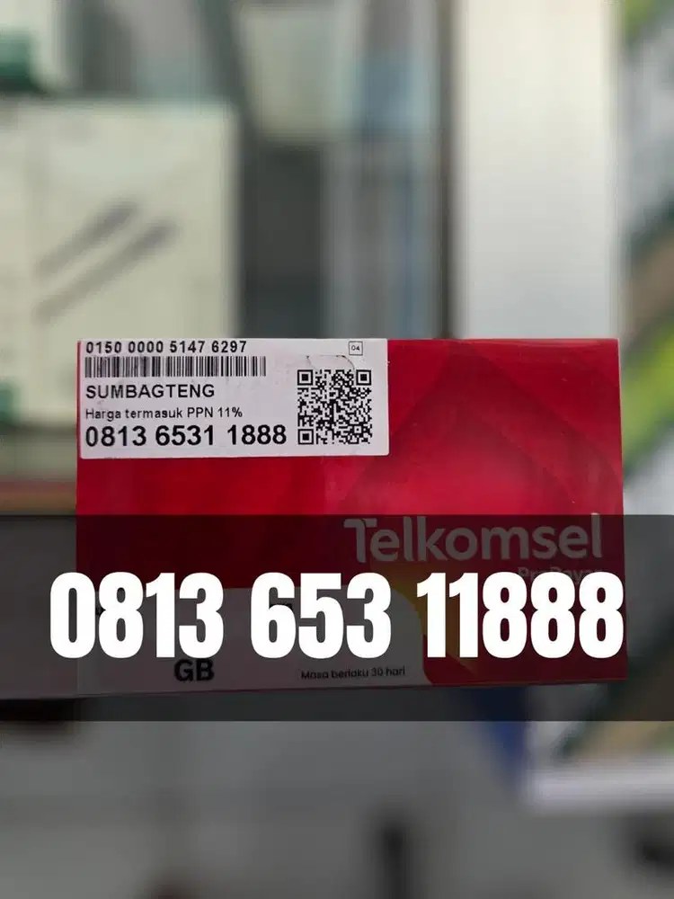 Nomor Cantik Telkomsel Simpati 8888 bonus 260gb masa aktif 3 tahun