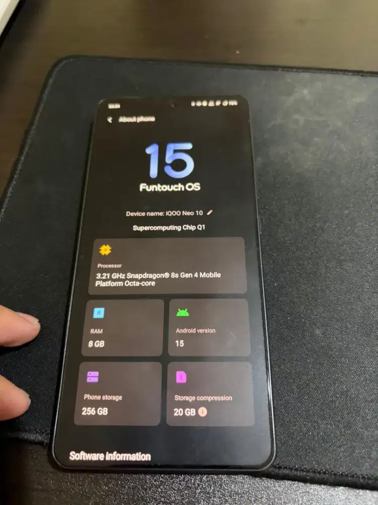 HP IQOO NEO 10 8/256 SNAPDRAGON 8 GEN 4
