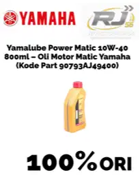 Yamalube Power Matic 10W-40 800ml – Oli Motor Matic Yamaha