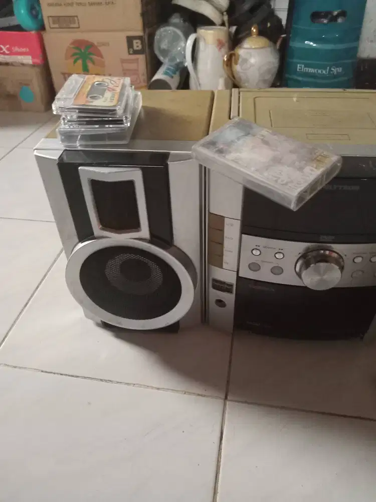 Jual radio kaset stereo bonus kaset original dangdut .malaysia