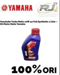 Yamalube Turbo Matic 10W-40 Full Synthetic 1 Liter – Oli Motor Matic Y