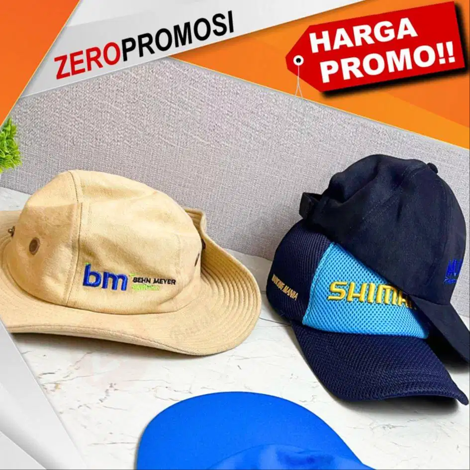Produksi Aneka Topi Promosi Custom untuk Branding Perusahaan Kamu!