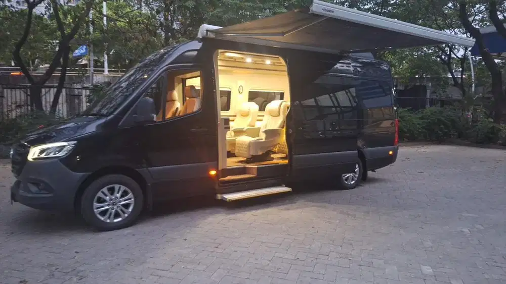 Mercy Sprinter A415 Cdi 2022 nik21 black on beige siap Pakai