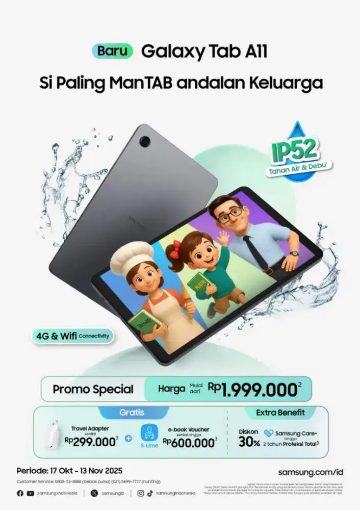 TABLET SAMSUNG 2JT AN BISA MENYELESAIKAN SOAL MATEMATIKA