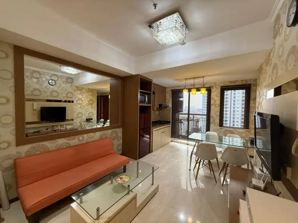 Disewakan apartemen Royal furnished type 2 BR plus1