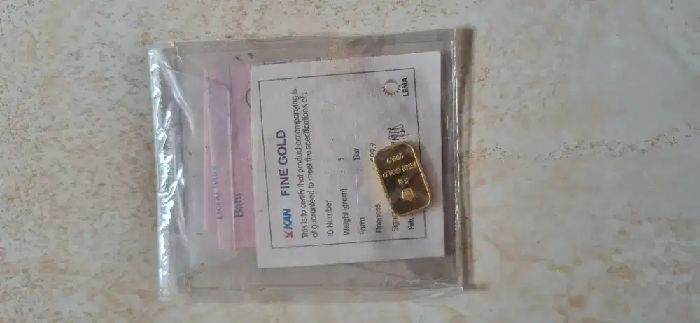 Emas 5 gr antam retro