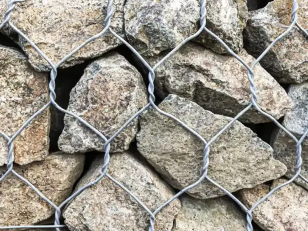 Kawat Bronjong galvanis/pvc