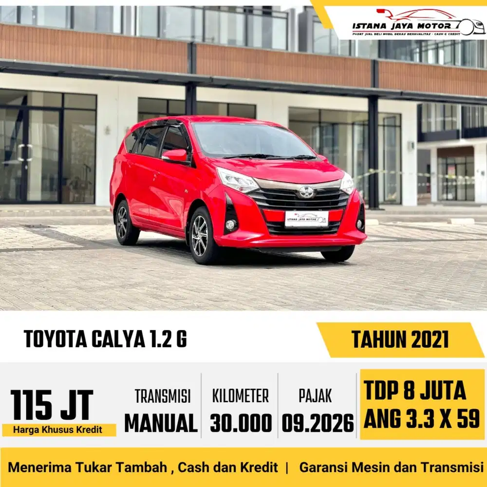 Toyota Calya G MT th 2021 #TDP 8 JT