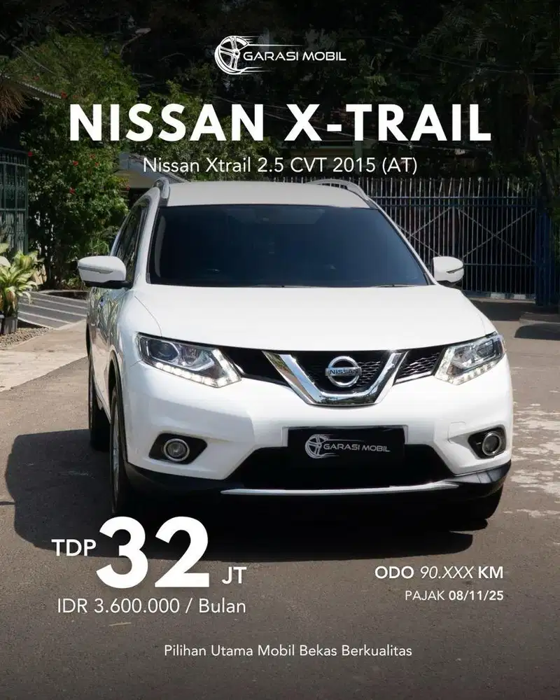 NISSAN XTRAIL X TRAIL X-TRAIL 2.5 CVT 2015
